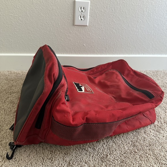 Vtg MARLBORO Adventure Team‎ Camping Hiking Backpack Large Bag Red Travel - Picture 6 of 10